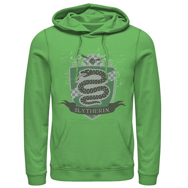 Men s Harry Potter Slytherin Quidditch Shield Hoodie