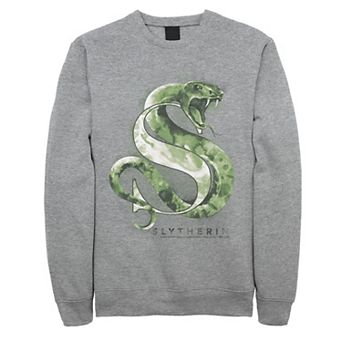 Men's Harry Potter House Slytherin Watercolor Pullover Sweatshirt