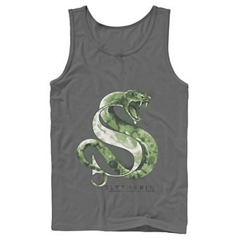 Men's Harry Potter House Slytherin Watercolor Tank Top