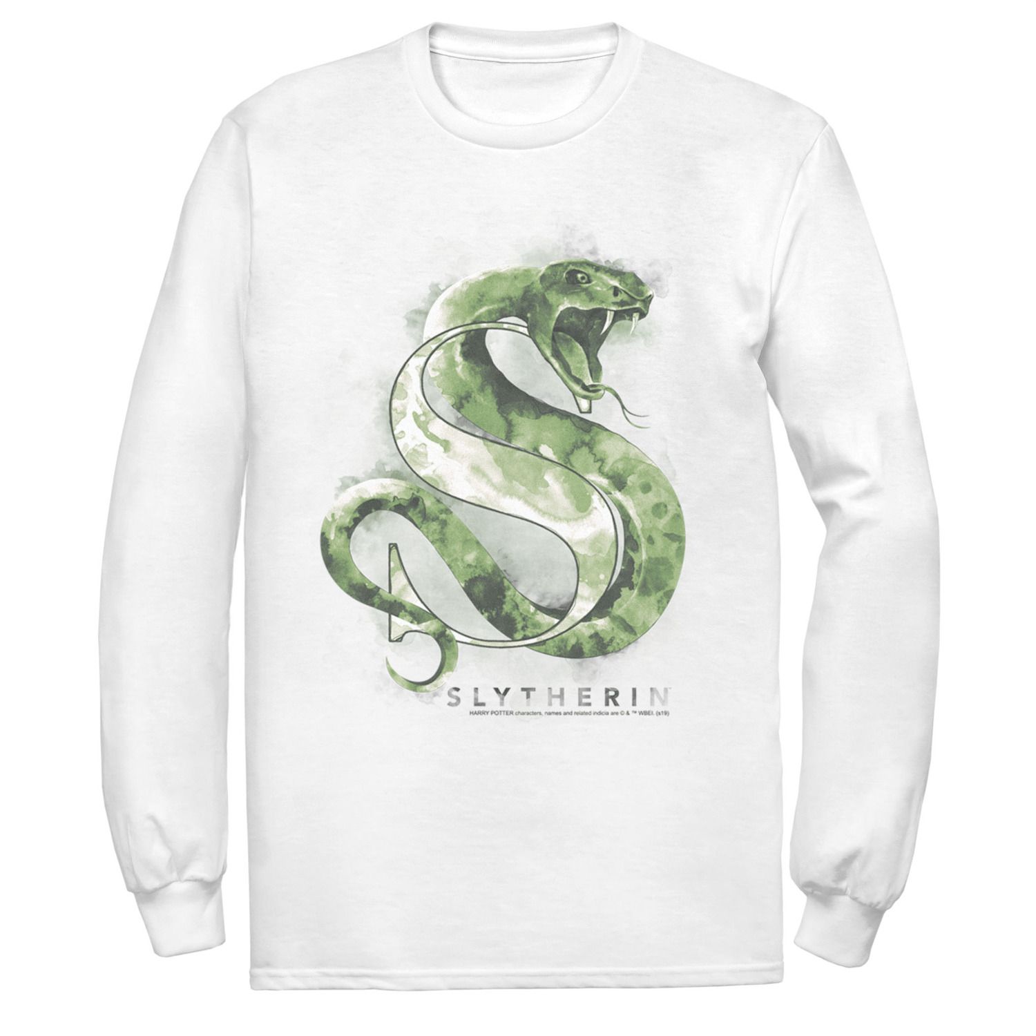 Image for Harry Potter Men's House Slytherin Watercolor Tee at Kohl's.