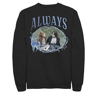 Men's Harry Potter Snape & Lily Always Patronus Portrait Sweatshirt