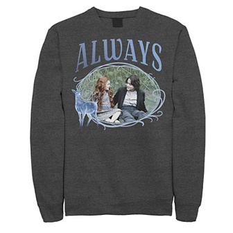Men's Harry Potter Snape & Lily Always Patronus Portrait Sweatshirt