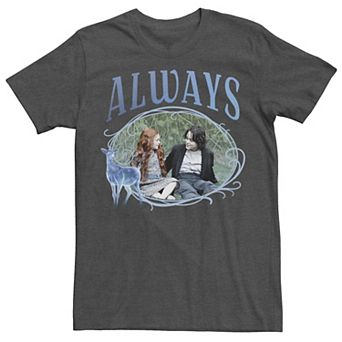 Men's Harry Potter Snape And Lily Always Patronus Tee