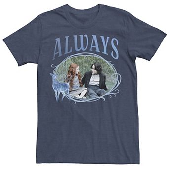 Men's Harry Potter Snape And Lily Always Patronus Tee