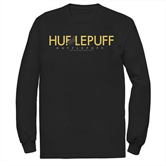 Men's Harry Potter House Hufflepuff Simple Text Tee