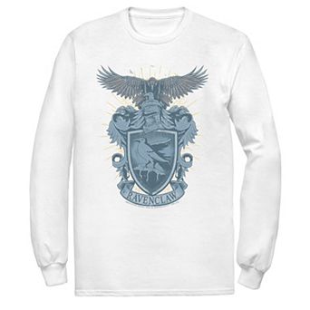 Men's Harry Potter Ravenclaw Detailed House Crest Long Sleeve Tee