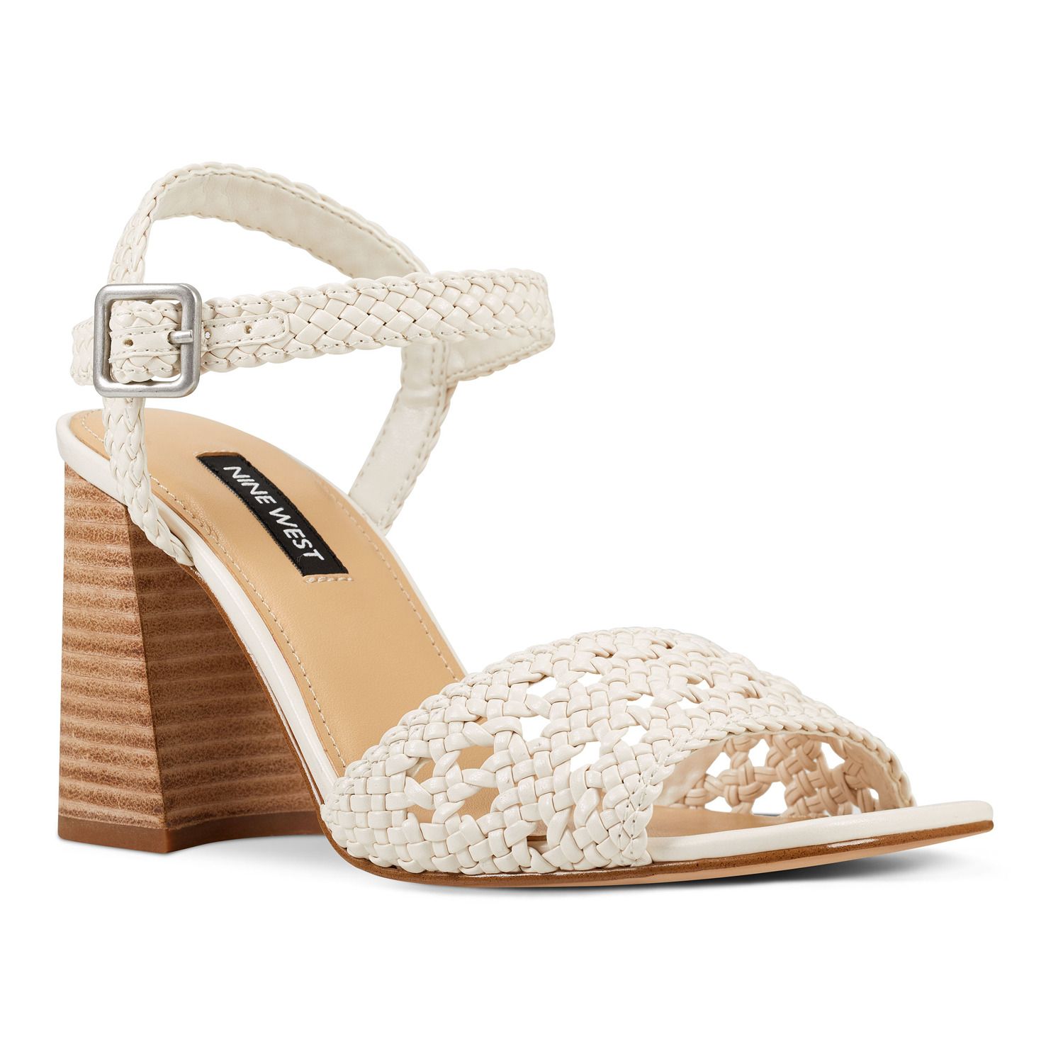 nine west block heel shoes