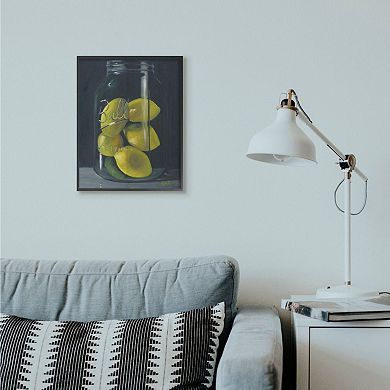 Stupell Home Decor Lemon Fruit Still Life Painting Wall Art