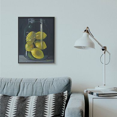 Stupell Home Decor Lemon Fruit Still Life Painting Wall Art