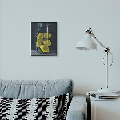 Stupell Home Decor Lemon Fruit Still Life Painting Wall Art