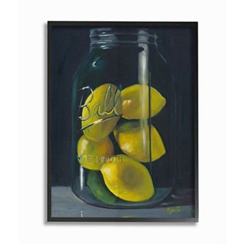 Stupell Home Decor Lemon Fruit Still Life Painting Wall Art