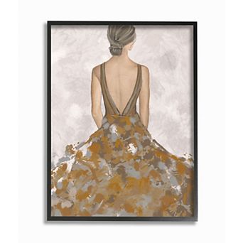 Stupell Home Decor Ballerina Woman Painting Wall Art