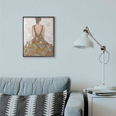Stupell Home Decor Ballerina Woman Painting Wall Art
