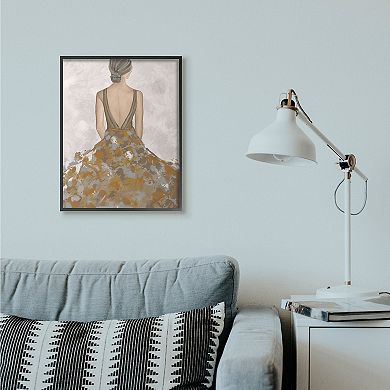 Stupell Home Decor Ballerina Woman Painting Wall Art
