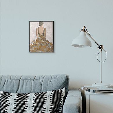 Stupell Home Decor Ballerina Woman Painting Wall Art