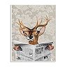 Stupell Home Decor Deer Reading Newspaper Plaque Wall Art