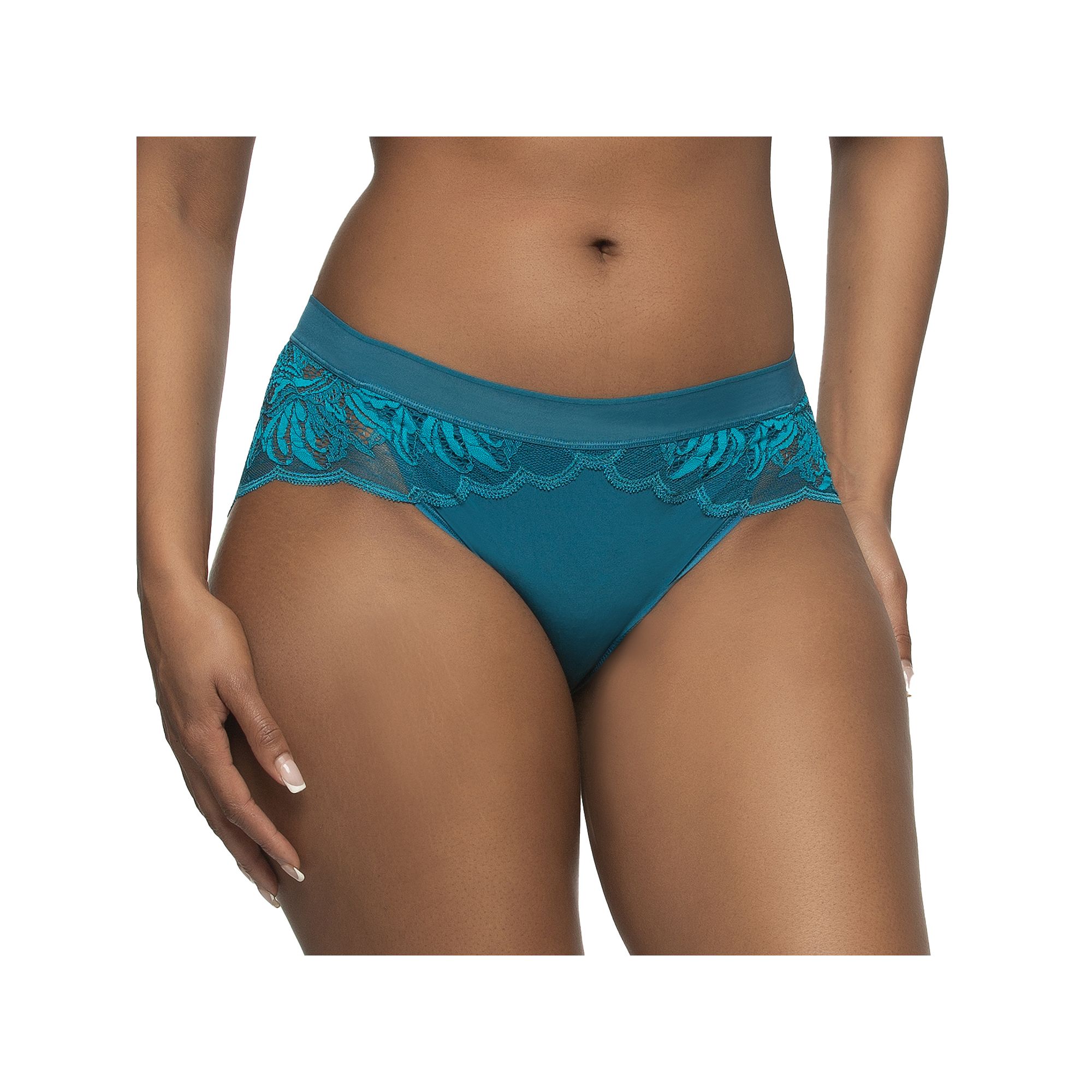 Womens Paramour by Felina Peridot Cheeky Hipster 725073, Size: Small, Deep