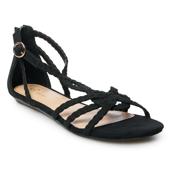 Lauren conrad cheap black sandals