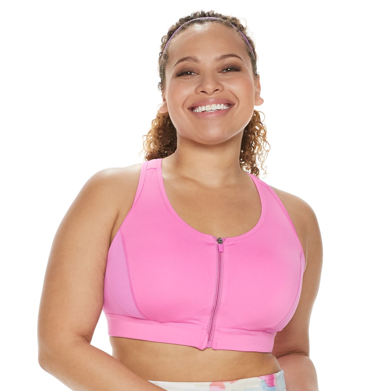 zip front bra plus size