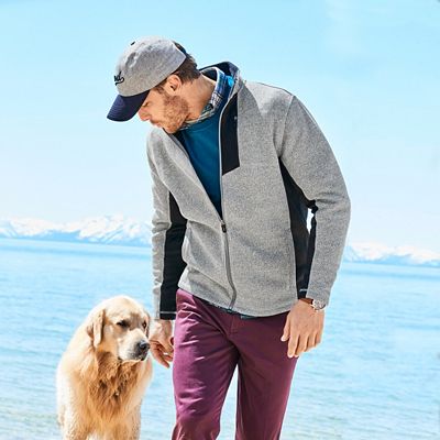 Men's IZOD Shaker Midweight Fleece Jacket