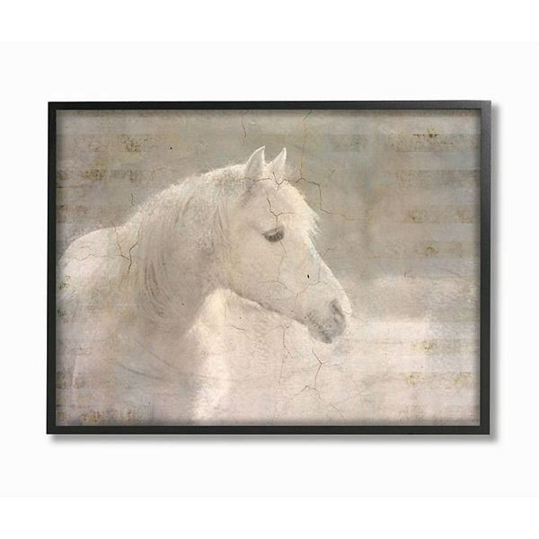 Stupell Home Decor Horse Watercolor Framed Wall Art