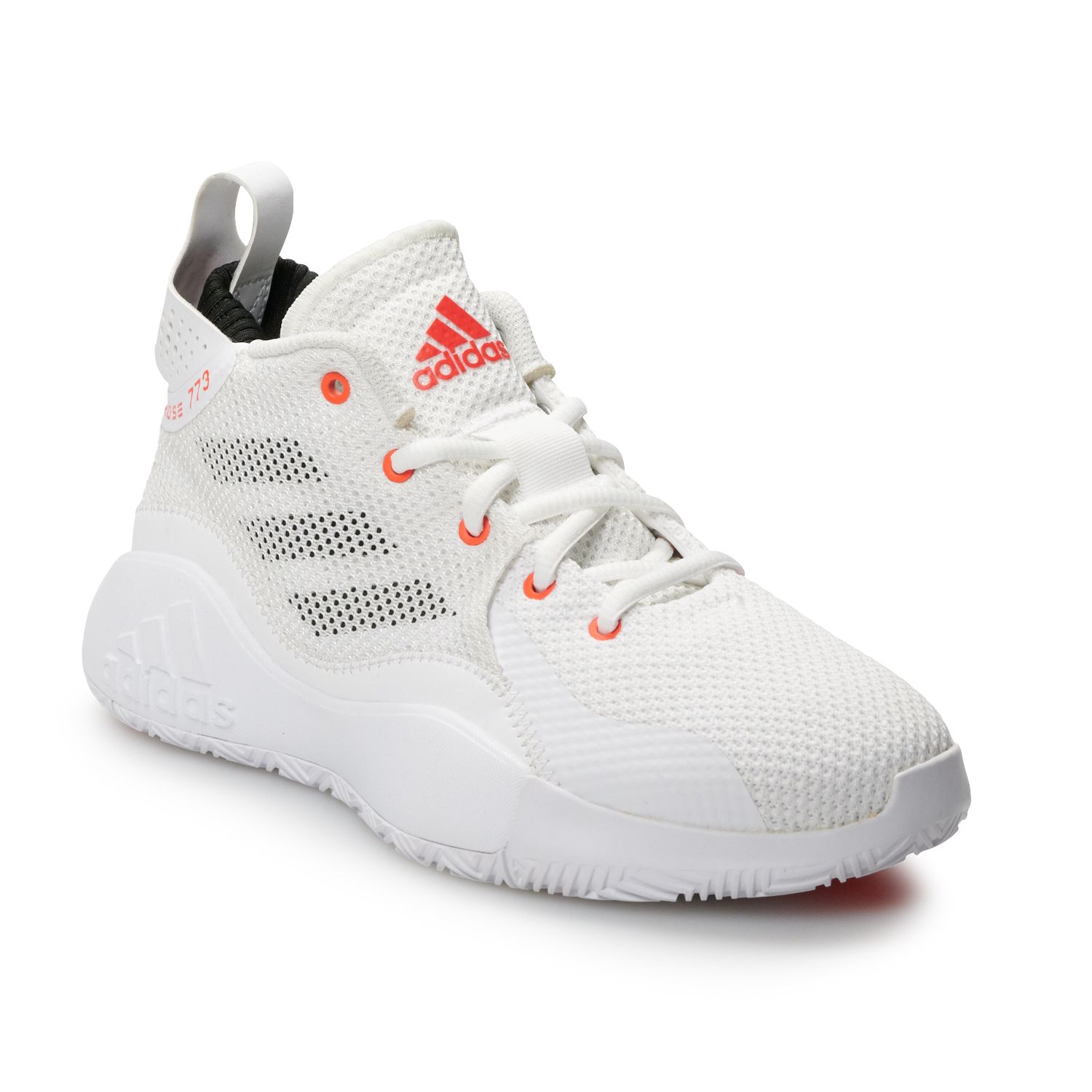 d rose white shoes