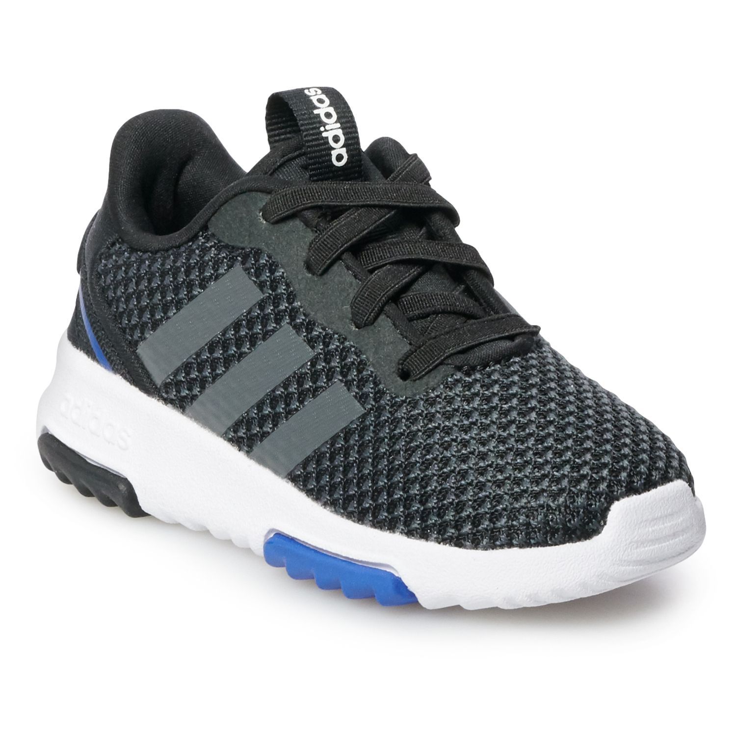 youth black tennis shoes