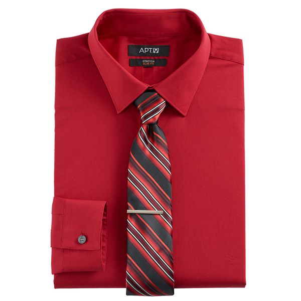 Men's Apt. 9® SlimFit Premier Flex Collar Stretch Dress Shirt