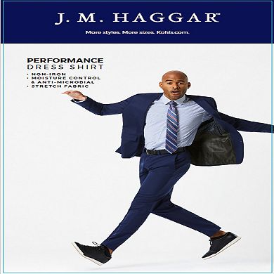 Men's J.M. Haggar Premium Performance Slim-Fit Stretch Dress Shirt