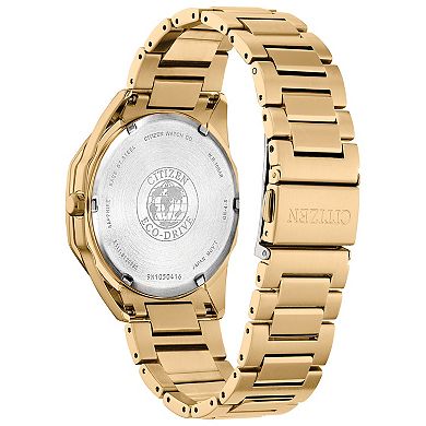 Citizen Eco-Drive Men's Corso Gold Tone Stainless Steel Watch - BM7492-57A
