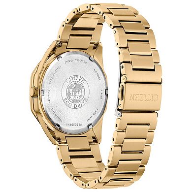 Citizen Eco-Drive Men's Corso Gold Tone Stainless Steel Watch - BM7492-57A