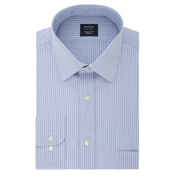 Men's Arrow Fitted Athletic Stretch Dress Shirt