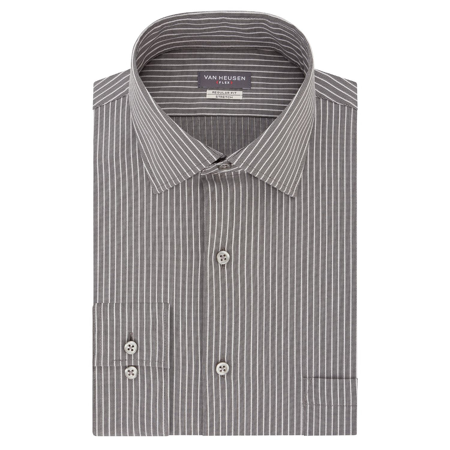 van heusen flex collar regular fit stretch