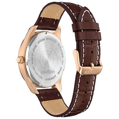 Citizen Men's Leather Watch - BI1033-04E