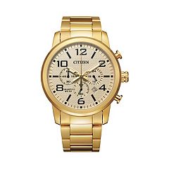 Kohls mens gold clearance watches