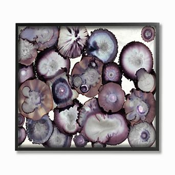 Stupell Home Decor Abstract Geode Framed Wall Art