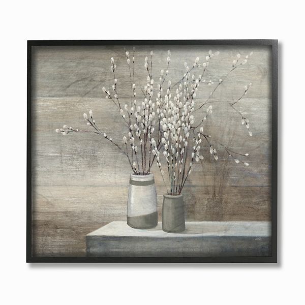 Stupell Home Decor Willow Still Life Framed Wall Art