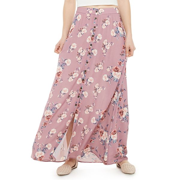 Floral maxi skirt clearance kohls