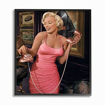 Stupell Home Decor Marilyn's Call Framed Wall Art