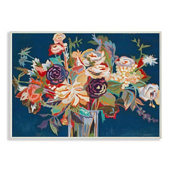 Stupell Home Decor Abstract Bright Flower Plaque Wall Art