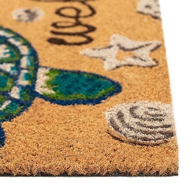 Liora Manne Natura Sea Turtle Outdoor Welcome Mat