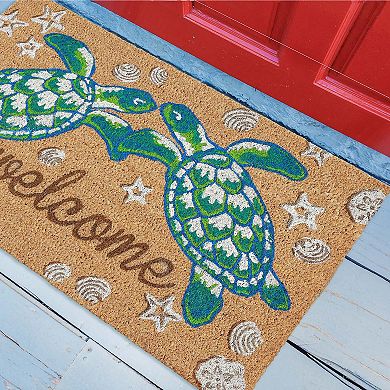 Liora Manne Natura Sea Turtle Outdoor Welcome Mat