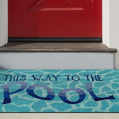 Liora Manne Natura "This Way To The Pool" Outdoor Mat