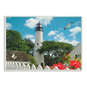 Stupell Home Decor Key West Lighthouse Plaque Wall Art