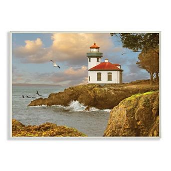 Stupell Home Decor Lime Kiln Lighthouse Plaque Wall Art