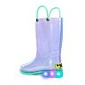 Western Chief Toddler Girls' Glitter Ombre Light-Up Waterproof Rain Boots