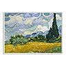 Stupell Home Decor Van Gogh Wheat Field with Cypresses Plaque Wall Art