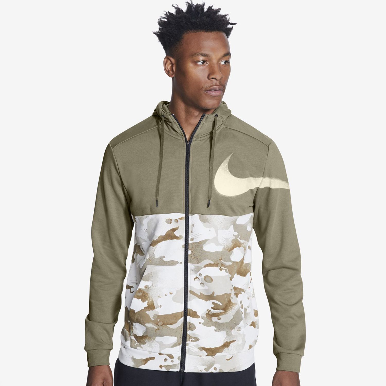 nike dri fit camo jacket