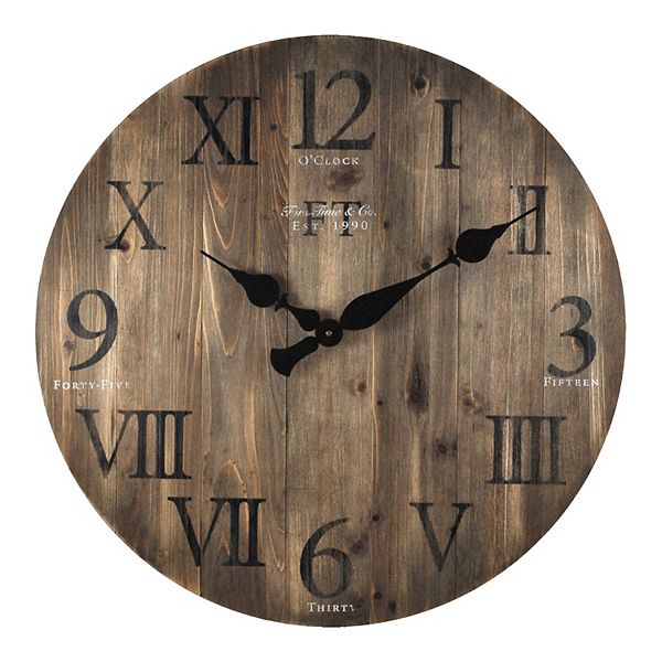 2228 Large 10.5" Wall Clock MAINE RUSTIC HOME STATE CLOCK 