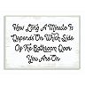 Stupell Home Decor Which Side Bathroom Plaque Wall Art